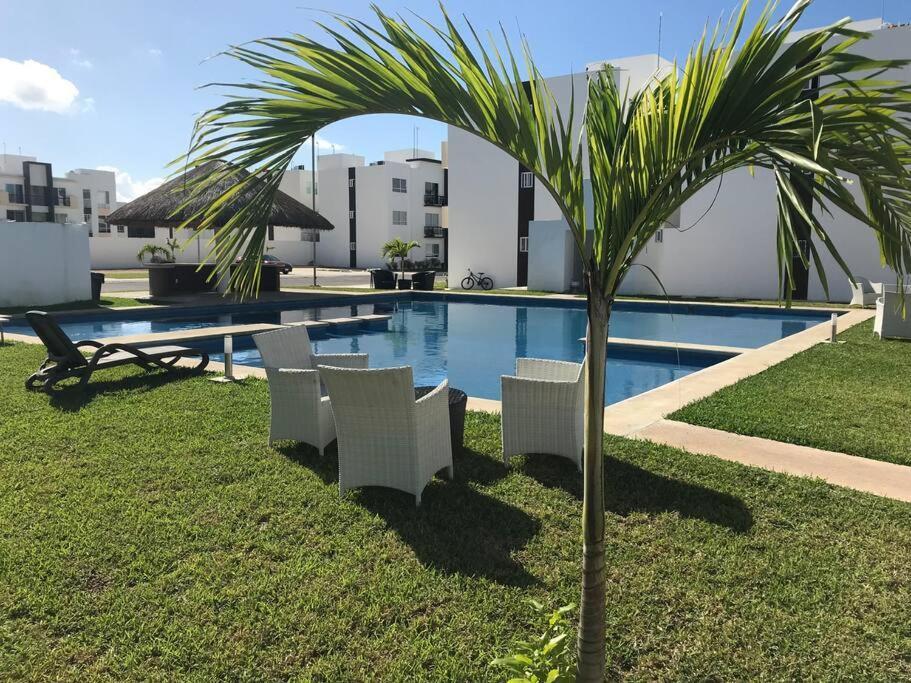 Depa De Playa C/Alberca Cerca De La 5A Avenida Appartement Playa del Carmen Buitenkant foto