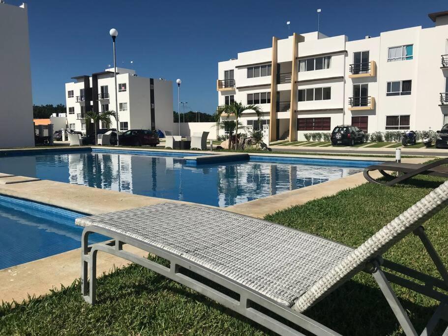 Depa De Playa C/Alberca Cerca De La 5A Avenida Appartement Playa del Carmen Buitenkant foto